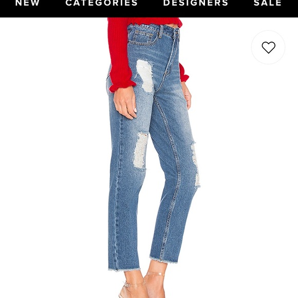 By the way. Distressed High Rise Jeans 26 4 2 - Picture 3 of 7